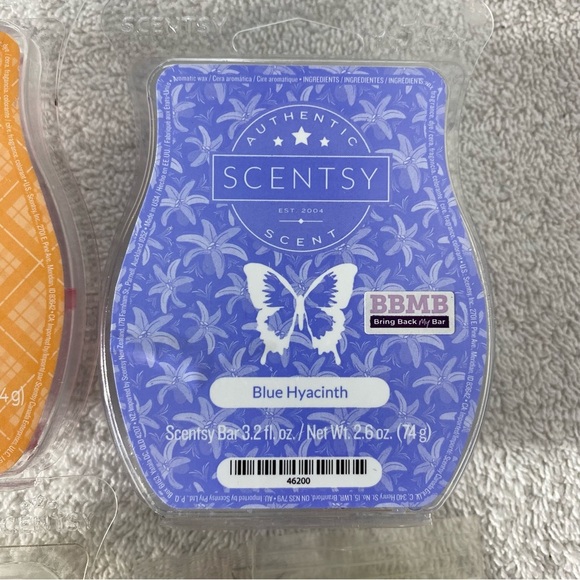 Scentsy Wax Bars Lot Autumn Sunset Blue Hyacinth Pearfect Day - Picture 3 of 10
